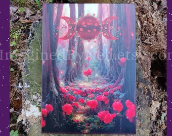 Tree of Life Journal, Enchanted Forest, Triple Moon Hardbound Diary