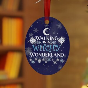 Witch Wonderland, Yule Tree Ornament, Witch Ornament, Solstice Decor, Witch Gift, Tree Decor, Pagan Ornament, Yule Gift, Stocking Stuffer