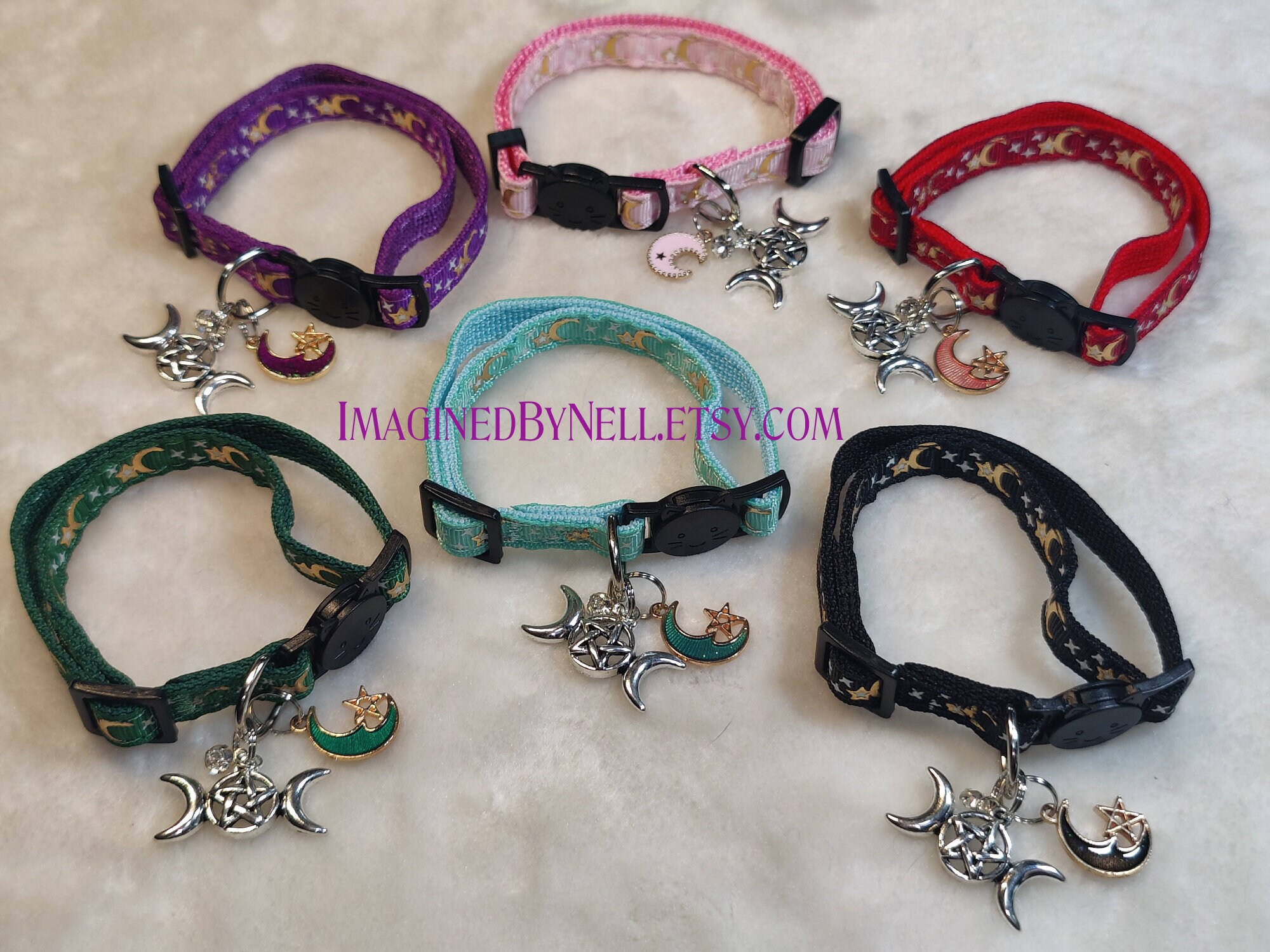 pentagram cat collar