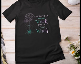 Cool Witch Unisex Tshirt, Witchy Tee, Witch Fashion, Metaphysical clothing, Witch Gift, Graphic Tshirt, Pagan Tshirt, Unique Gift