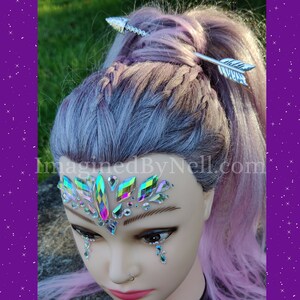 Arrow Hair Stick, Viking Celtic Hair Pin, Witchy Pagan Accessory image 6