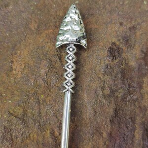 Arrow Hair Stick, Viking Celtic Hair Pin, Witchy Pagan Accessory image 3