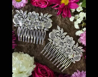 Persephone's Bounty Hair Comb, Pomegranate Hair Comb, Vintage Style Hair Accessories, vintage style hair comb, Witch Hair Accessories