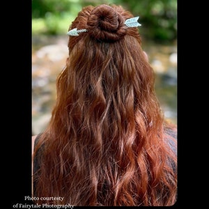 Arrow Hair Stick, Viking Celtic Hair Pin, Witchy Pagan Accessory image 5