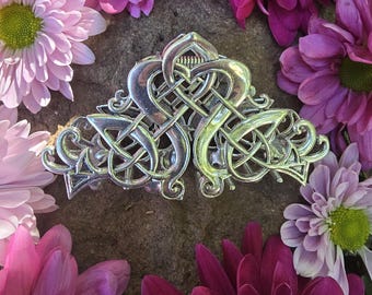 Keltische filigrane Kralle Clip, einzigartiger Haarschmuck, Vintage-Stil Haardekor, Witchy Haarschmuck, einzigartige Kralle Clip,