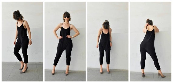 black jumpsuit xl