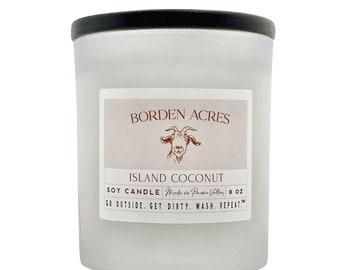 Island Coconut Soy Wax Candle