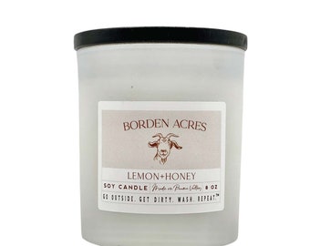 Lemon Honey Soy Wax Candle