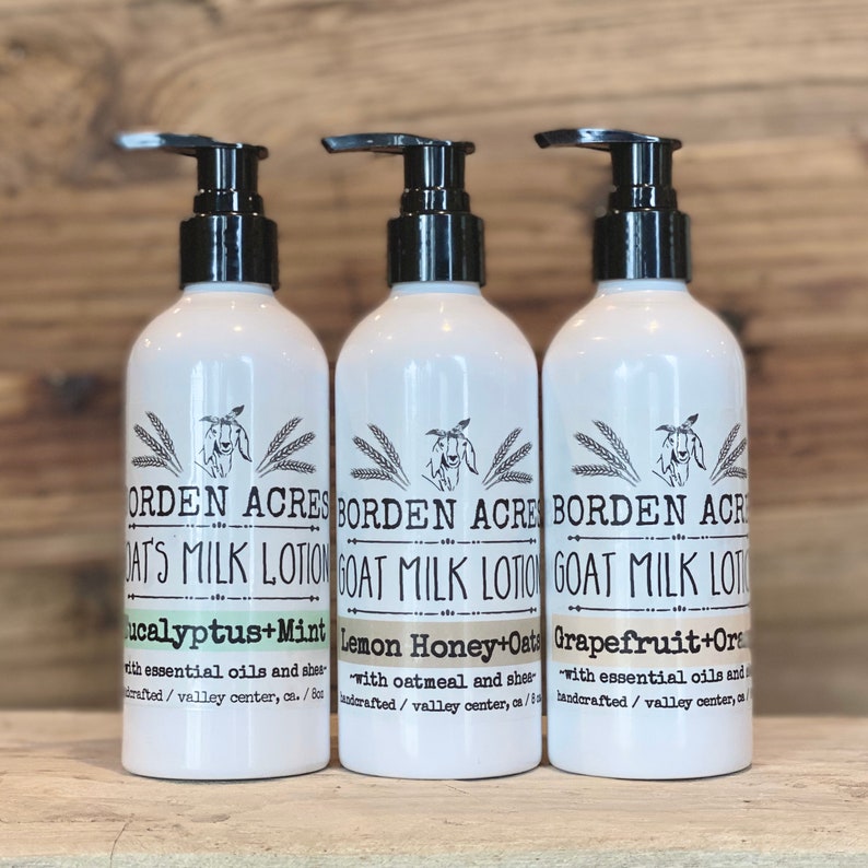 Goat's Milk Body Lotion Etsy