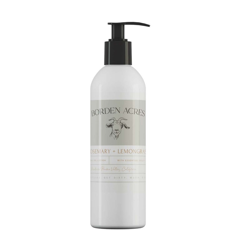 Goat's Milk Body Lotion RosemaryLemGrass(EO)