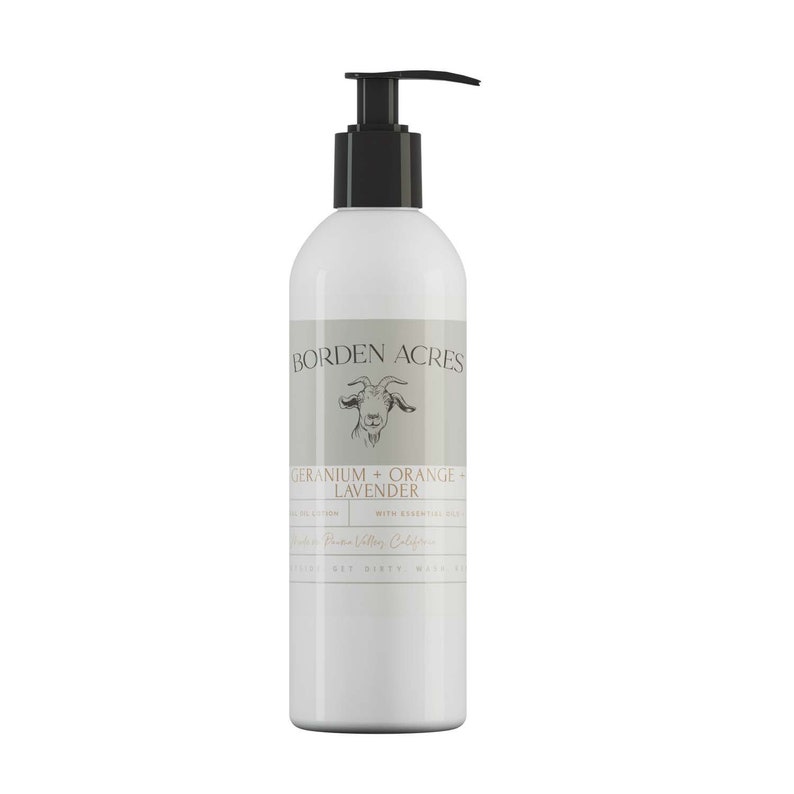 Goat's Milk Body Lotion Geranium+Orange(EO)