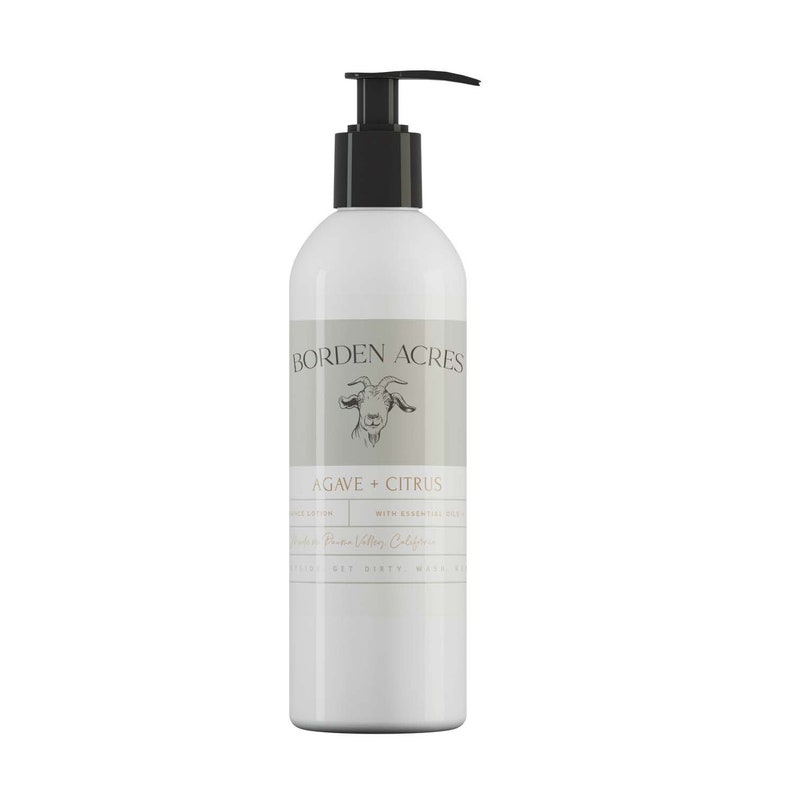 Goat's Milk Body Lotion Agave+Citrus