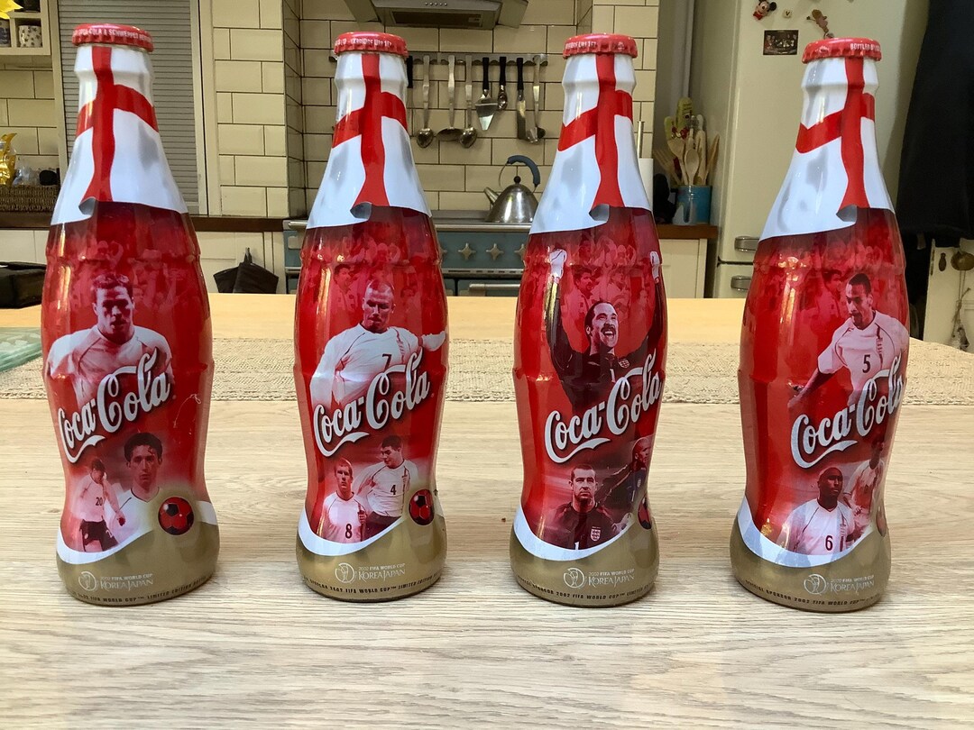 Coca-Cola 2002 FIFAワールドカップ記念ボトル5本セット Commemorative Coca Cola World Cup 2002 Bottles - Etsy