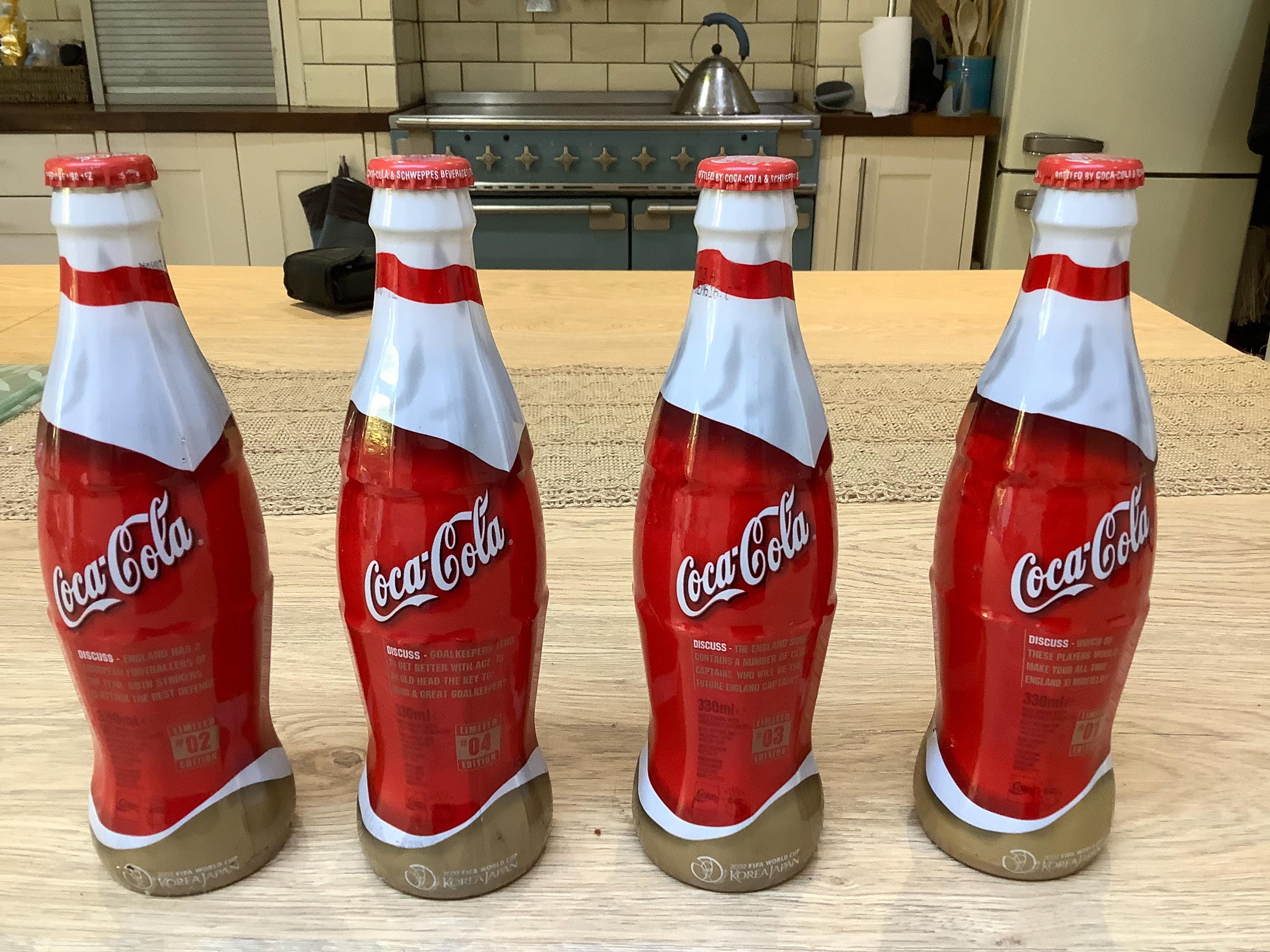 Coca-Cola 2002 FIFAワールドカップ記念ボトル5本セット・非売品