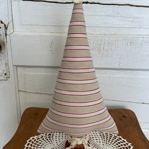 Vintage French ticking bobbin Christmas tree