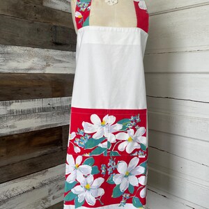 Vintage Tablecloth Apron