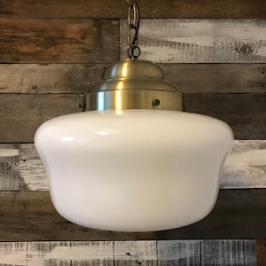 Vintage Schoolhouse Pendant Light