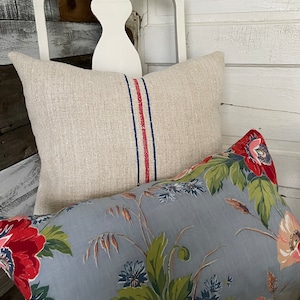 Antique Grain Sack Pillow