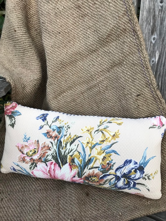 Vintage Bark Cloth Pillow