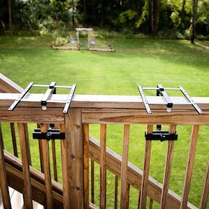 Railing Table Hardware Kit/DIY/custom/deck/upgrade/clamp/spindle/balusters/bar/top/outdoor/seating/railing/water front/
