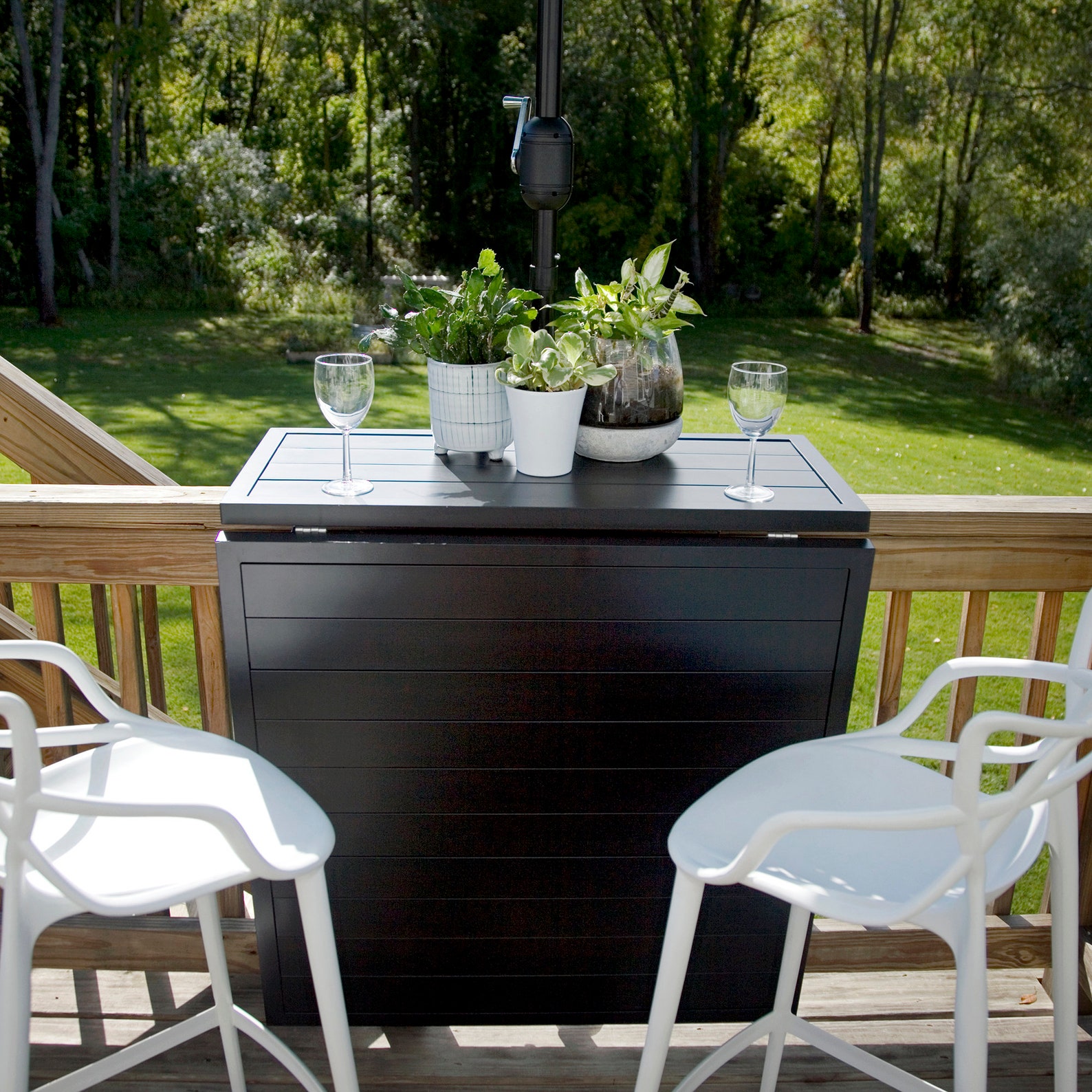 4top Deck Rail Table Etsy