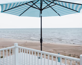 Umbrella Holder For Deck Railing, Umbrella Base, Space Saving Patio Accessory, Sun Shade