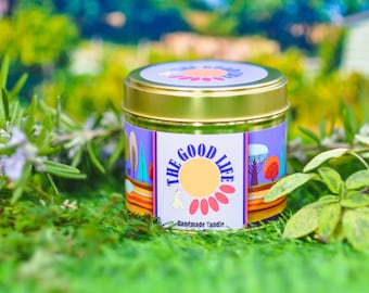 The Good Life Scented 8oz, 220ml handmade Soy Wax Candle