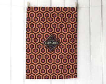 Shining Overlook Hotel Carpet Pattern Tea Towel