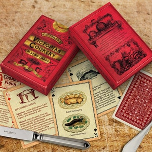 Victorian Cookery Playing Cards