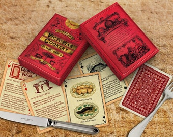 Victorian Cookery Playing Cards