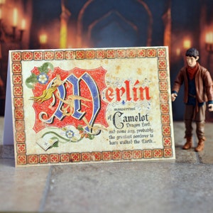 Tarjeta de cumpleaños / felicitación de Merlín.