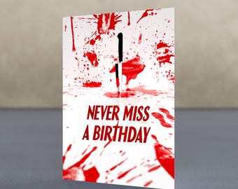 Dexter Inspired Birthday / Greetings card.