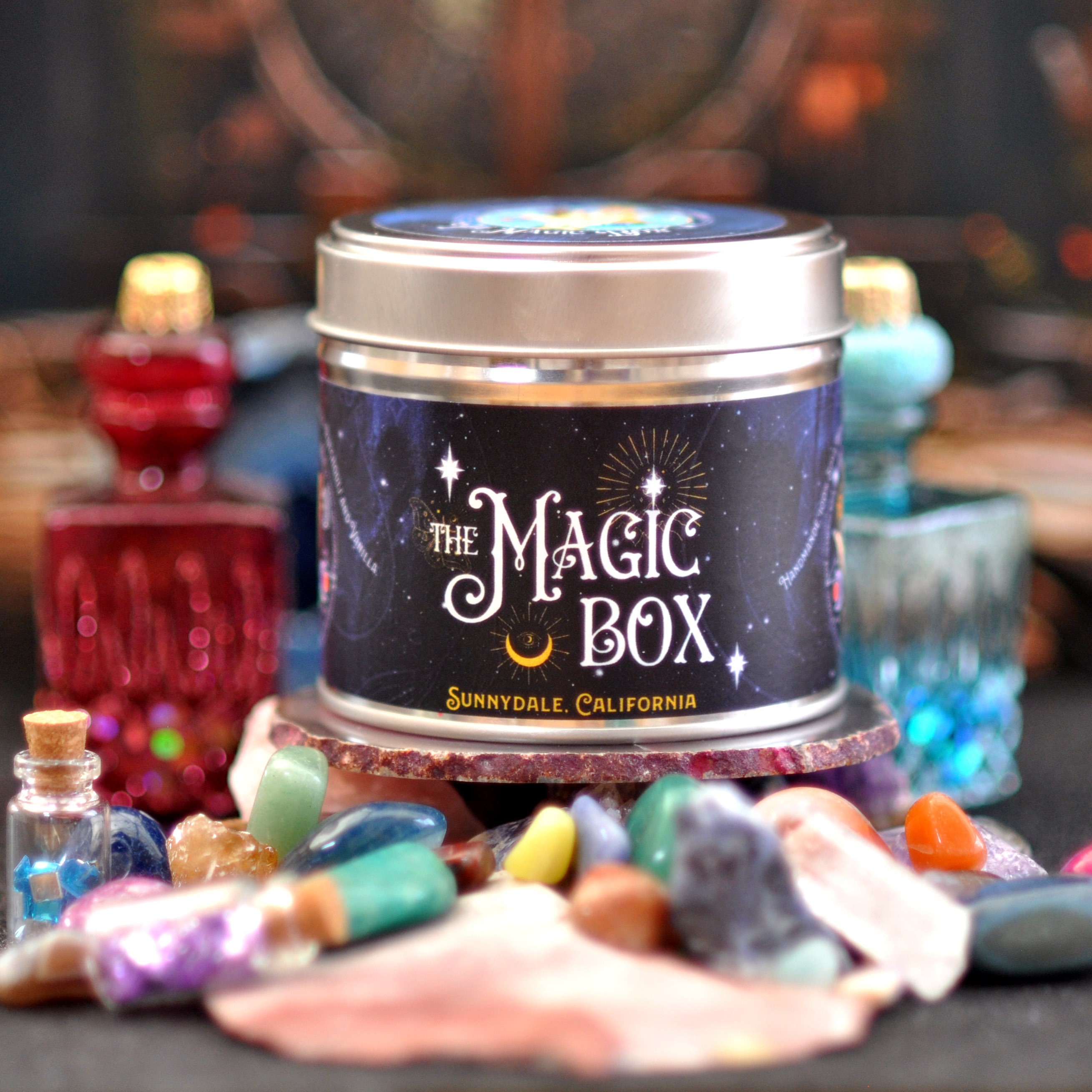 CANDLE POT Potions Vampire Dracula Poisoned Bloody Gothic Home Decor  Candles Halloween Magic Decor Witchy Core Special Cristal Pot Gift 