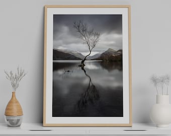 Llyn Padarn, Eyri, Snowdonia, Wales. Photographic print, Canvas, Wall Art, Nick Livesey