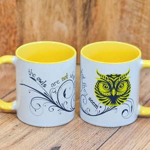 Twin Peaks &#39;The Owls are not what they seem&#39; Mug