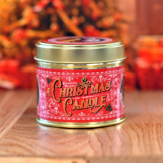 Charles Dickens 'A Christmas Candle'  8oz, 220ml handmade Soy Wax Scented Candle