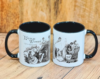 Little Women, by Louisa May Alcott  illustrated Mug
