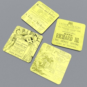 シェイクスピア劇の劇場広告 / 公演チラシ コースター