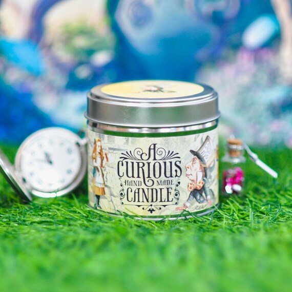 Alice in Wonderland Scented 8oz, 220ml handmade Soy Wax Candle