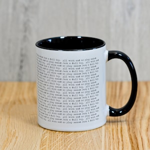 The Shining &#39;All Work & No Play&#39; Mug