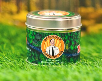 Operation Morning Air, Kingdom hospital Inspired Scented Candle, 8oz, 220ml handmade Soy Wax Candle