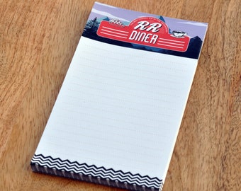 Twin Peaks RR Diner Notepad (100mm x 210mm) 50 pages