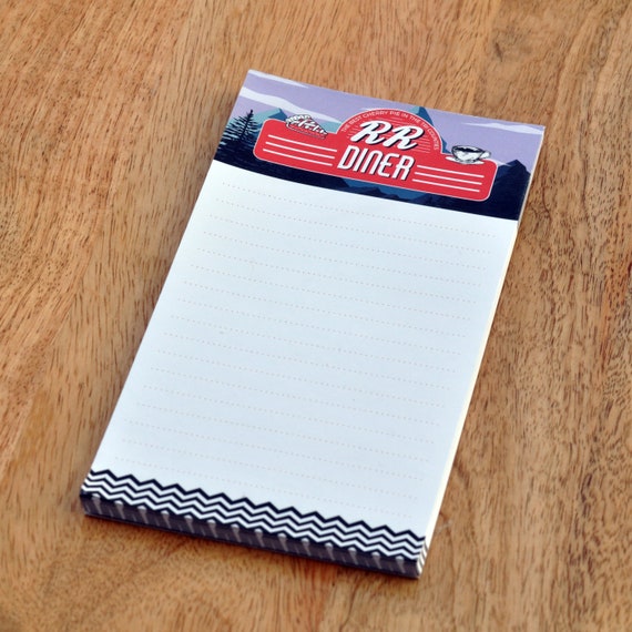 Twin Peaks RR Diner Notepad (100mm x 210mm) 50 pages