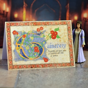 Guinevere verjaardags-/wenskaart.