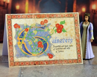 Guinevere Birthday / Greetings card.