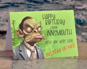 Innsmouth Birthday / Greetings card.