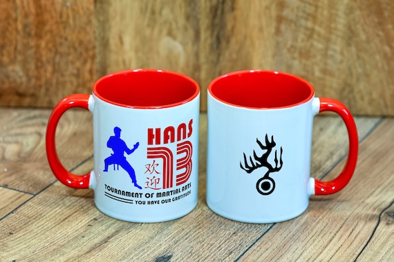 Hans Island Mug, Inspired By Bruce Lee's Enter The Dragon