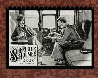 Sherlock Holmes 2026 Calendar A4