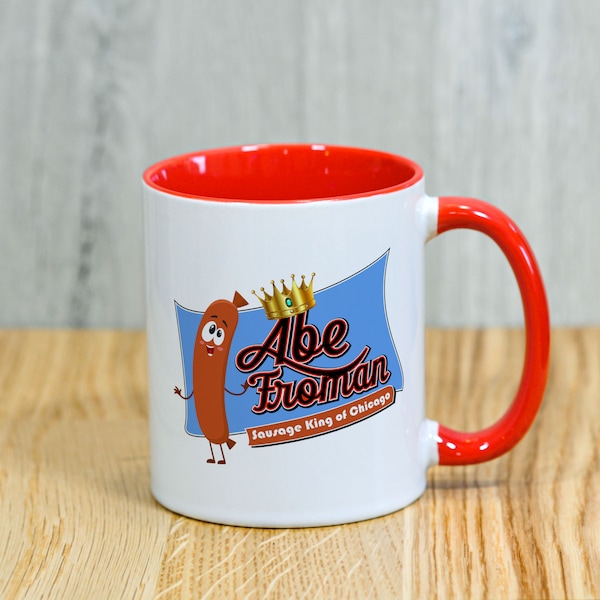 Ferris Bueller 'Abe Froman' Logo Mug