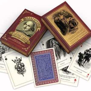 Shakespeare Illustrierte Spielkarten